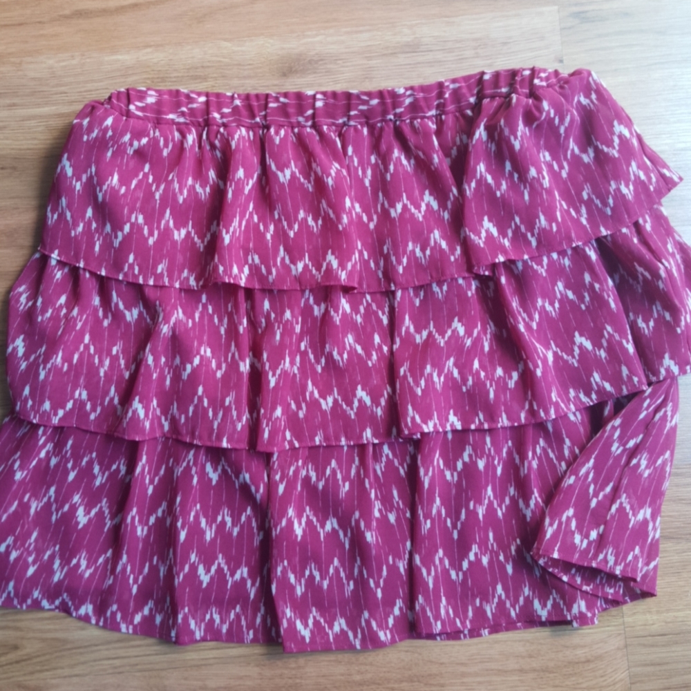 Gap tiered ruffle skirt